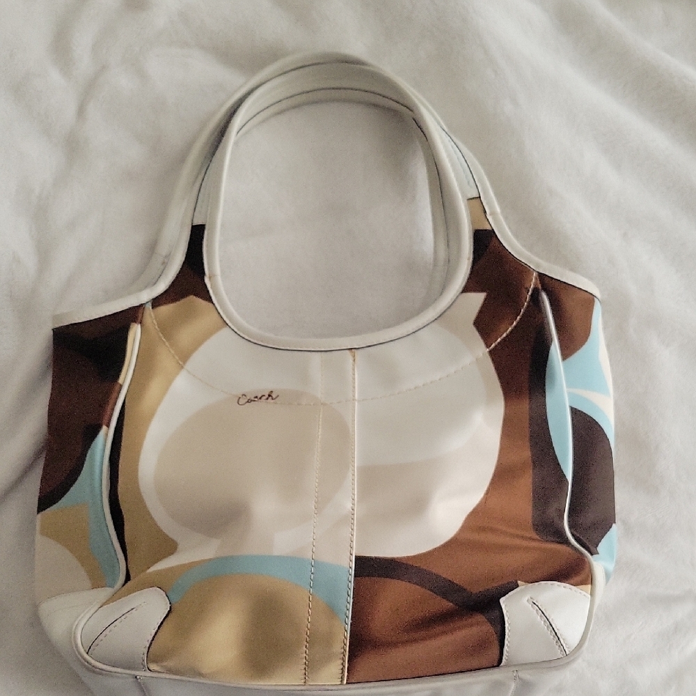 Coach Multicolor Patterned Shoulder Bag - Picture 2 of 5